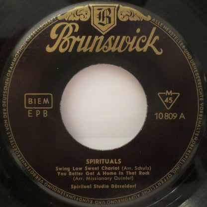 Spiritual Studio Düsseldorf : Spirituals (7", EP)
