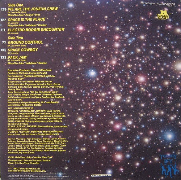 The Jonzun Crew : Lost In Space (LP, Album)