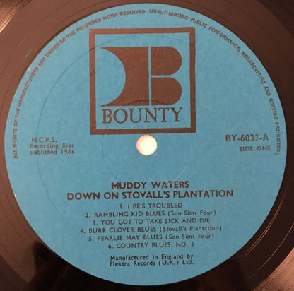 Muddy Waters : Down On Stovall's Plantation (LP)