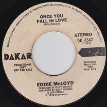 Eddie McLoyd : Once You Fall In Love (7", Promo)