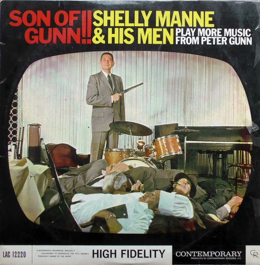 Shelly Manne & His Men : Play More Music From Peter Gunn: Son Of Gunn!! (LP, Album, Mono)