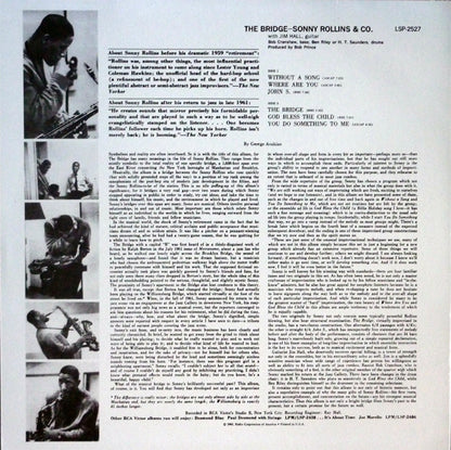 Sonny Rollins : The Bridge (LP, Album, RE, 180)