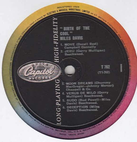 Miles Davis : Birth Of The Cool (LP, Album, Comp, Mono, RE)