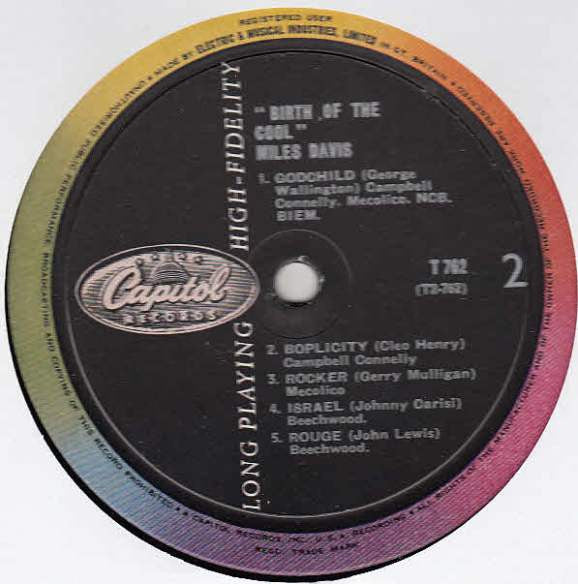 Miles Davis : Birth Of The Cool (LP, Album, Comp, Mono, RE)