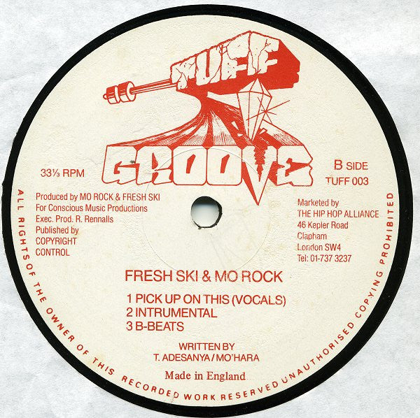 Fresh Ski & Mo Rock : Talking Pays (12")