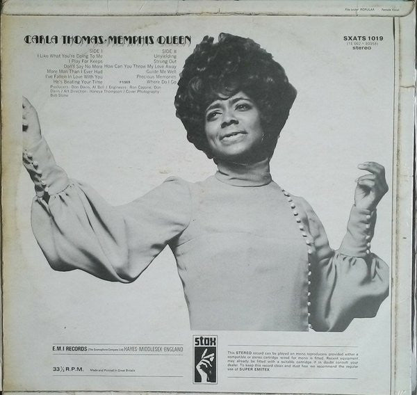 Carla Thomas : Memphis Queen (LP, Album)