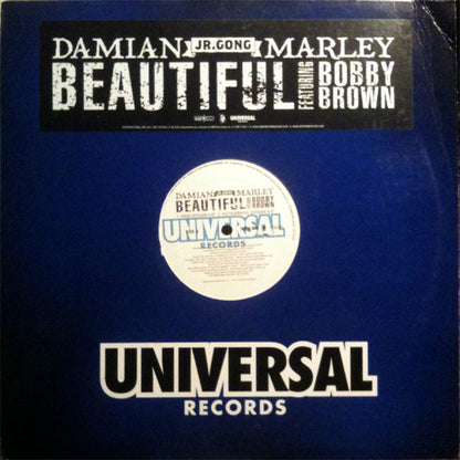 Damian Marley Feat Bobby Brown : Beautiful (12", Promo)