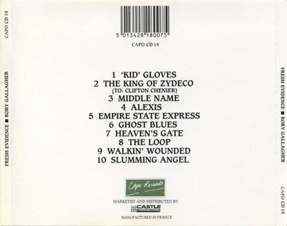 Rory Gallagher : Fresh Evidence (CD, Album)