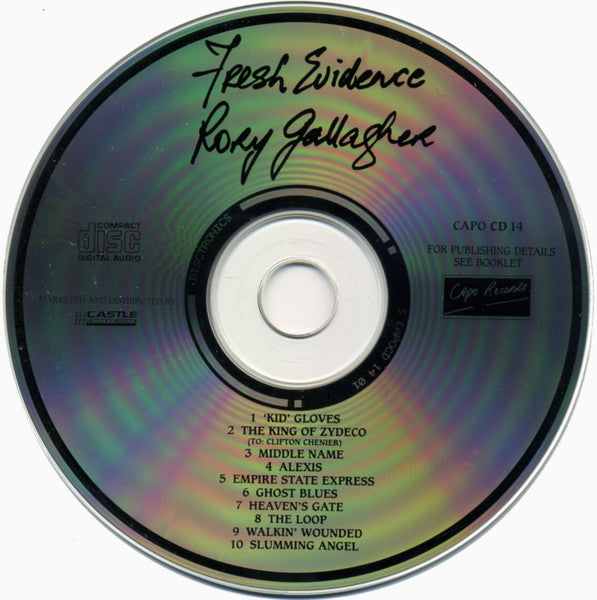 Rory Gallagher : Fresh Evidence (CD, Album)