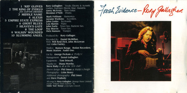 Rory Gallagher : Fresh Evidence (CD, Album)