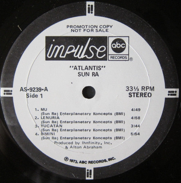 Sun Ra : Atlantis (LP, Album, Promo, RE)