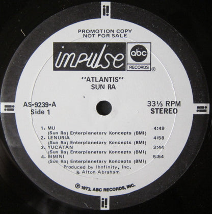 Sun Ra : Atlantis (LP, Album, Promo, RE)