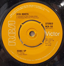 Sugar Minott / Desi Roots : Good Thing Going / Hung Up (7", Single, Ora)