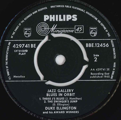 Duke Ellington And His Award Winners : Blues In Orbit (7", EP)