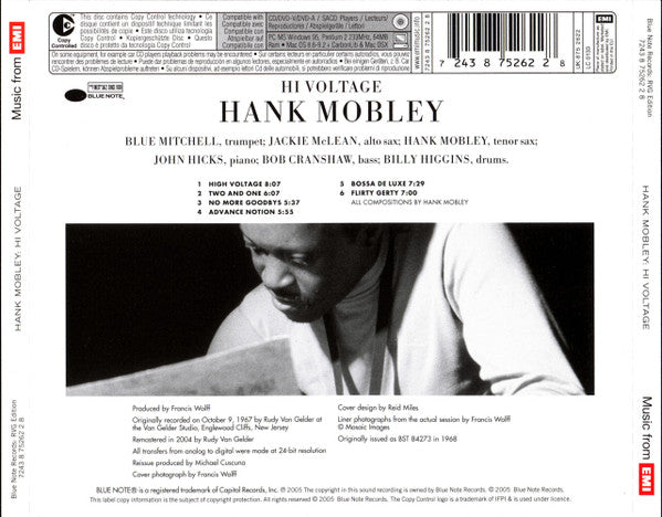 Hank Mobley : Hi Voltage (CD, Album, Copy Prot., RE, RM)