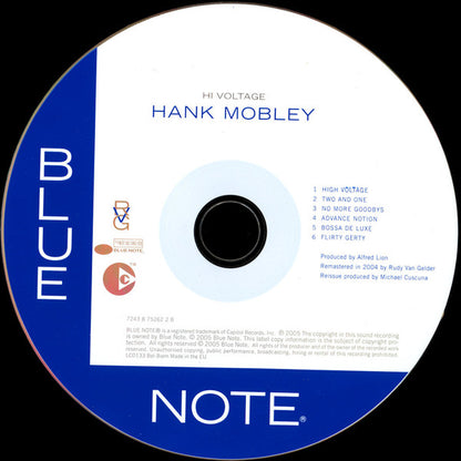 Hank Mobley : Hi Voltage (CD, Album, Copy Prot., RE, RM)
