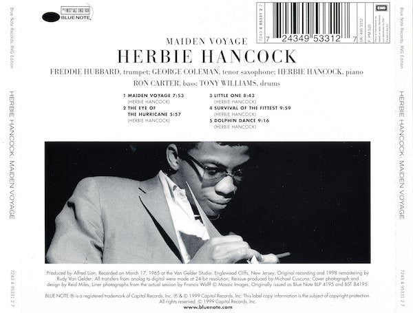 Herbie Hancock : Maiden Voyage (CD, Album, RE, RM)
