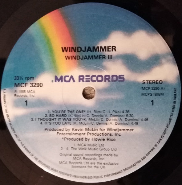Windjammer : Windjammer III (LP, Album)