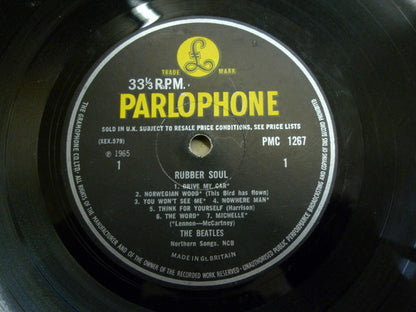 The Beatles : Rubber Soul (LP, Album, Mono, RP, 3rd)