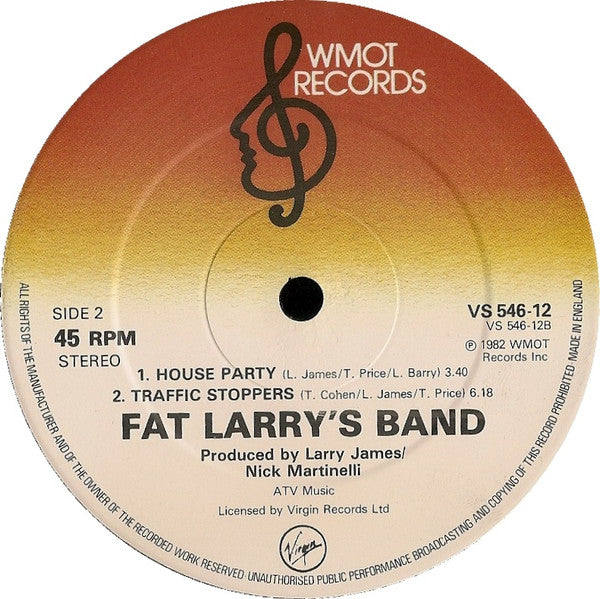 Fat Larry's Band : Zoom (12")