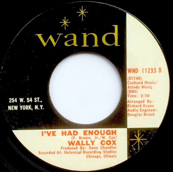 Wally Cox : This Man / I've Had Enough (7", Single)
