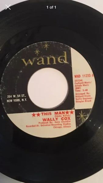 Wally Cox : This Man / I've Had Enough (7", Single)