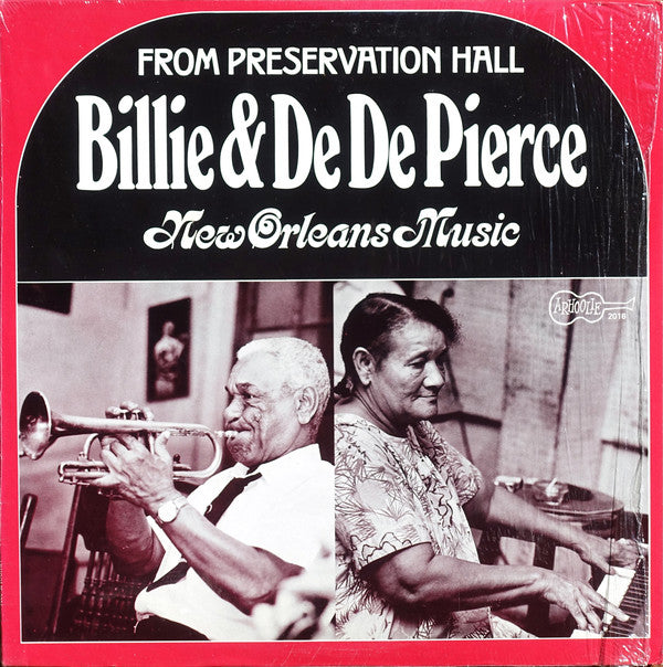 Billie & De De Pierce : New Orleans Music (LP)