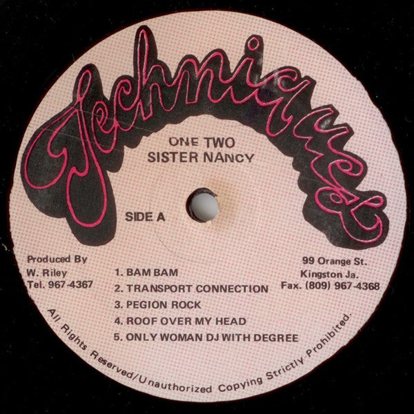 Sister Nancy : One, Two... (LP, Album, M/Print, RP)