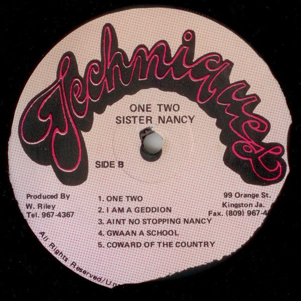 Sister Nancy : One, Two... (LP, Album, M/Print, RP)