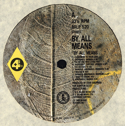 By All Means : By All Means (LP, Album)