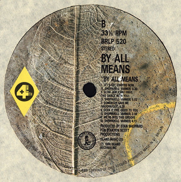 By All Means : By All Means (LP, Album)