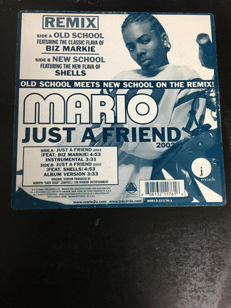 Mario : Just A Friend (2002 Remix) (12")