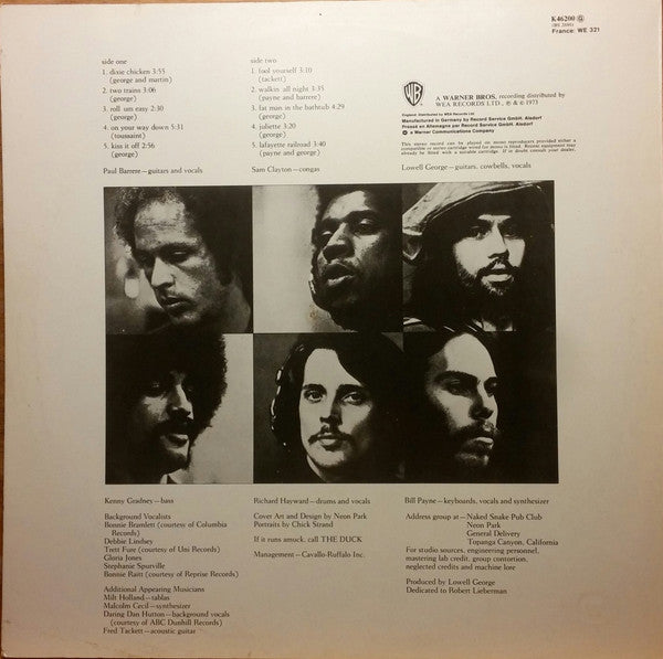 Little Feat : Dixie Chicken (LP, Album, RE)