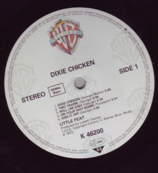 Little Feat : Dixie Chicken (LP, Album, RE)