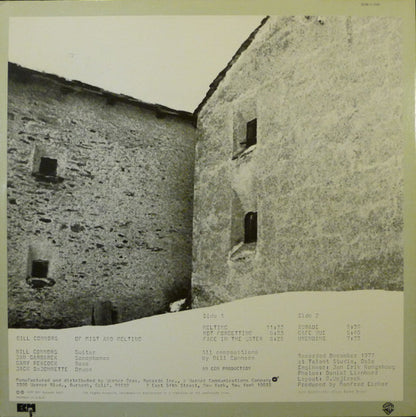 Bill Connors : Of Mist And Melting (LP, Album)