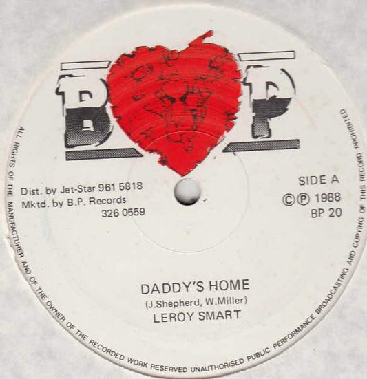 Leroy Smart : Daddy's Home (12")