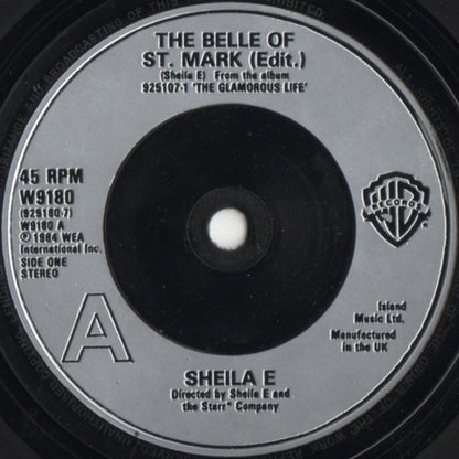 Sheila E. : The Belle Of St. Mark (7", Single, Sil)