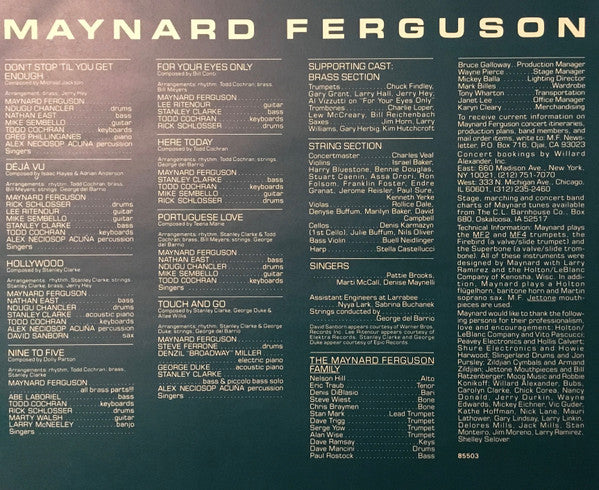 Maynard Ferguson : Hollywood (LP, Album)