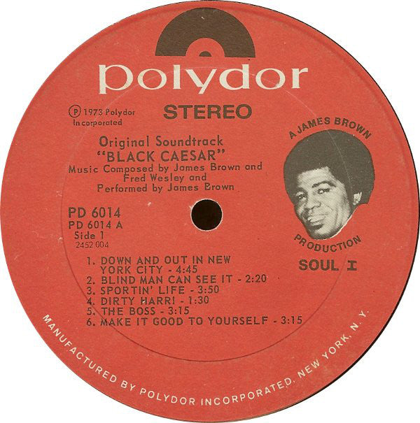 James Brown : Black Caesar (LP, Album, Fol)