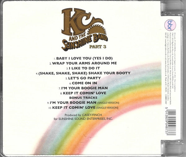 KC & The Sunshine Band : Part 3 (CD, Album, RE, RM, Sup)