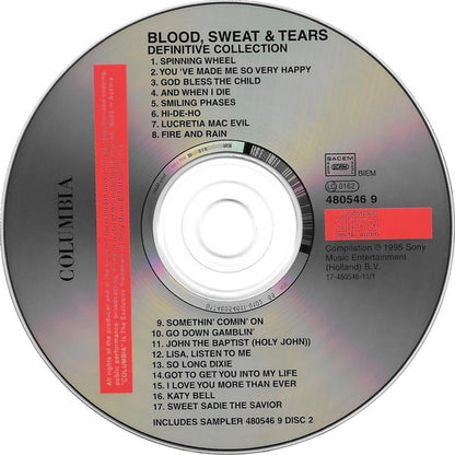 Blood, Sweat And Tears : Definitive Collection (CD, Comp)