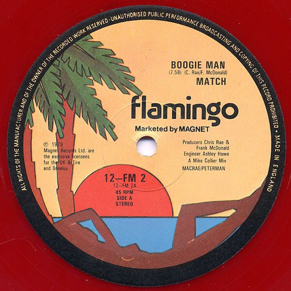 Match : Boogie Man / Walk Tall (12", Single, Ltd, Red)