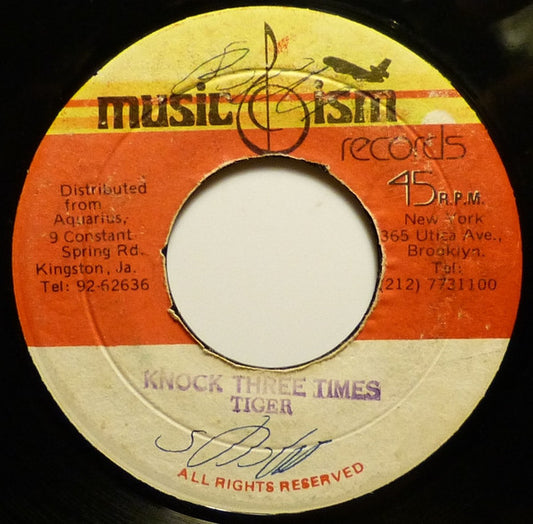 Tiger : Knock Three Times (7")