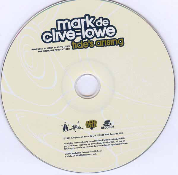 Mark De Clive-Lowe : Tide's Arising (CD, Album)