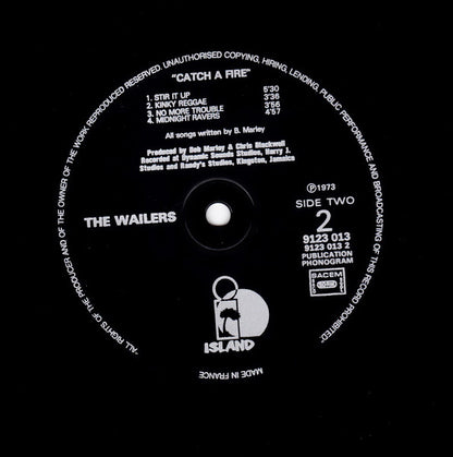 Bob Marley & The Wailers : Catch A Fire (LP, Album)