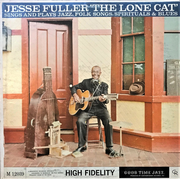 Jesse Fuller : The Lone Cat (LP, Album, Mono)