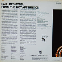 Paul Desmond : From The Hot Afternoon (LP, Album)