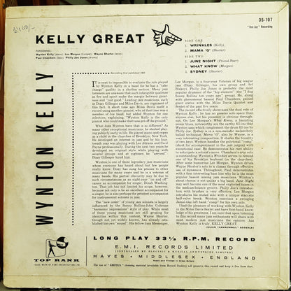 Wynton Kelly : Kelly Great (LP, Album, Mono)