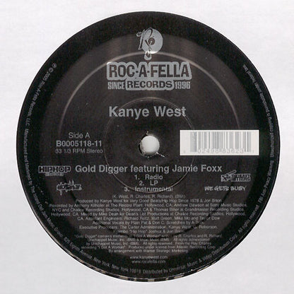 Kanye West : Gold Digger (12", Single)
