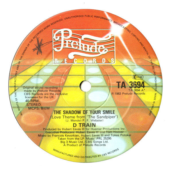 D-Train : The Shadow Of Your Smile (12")